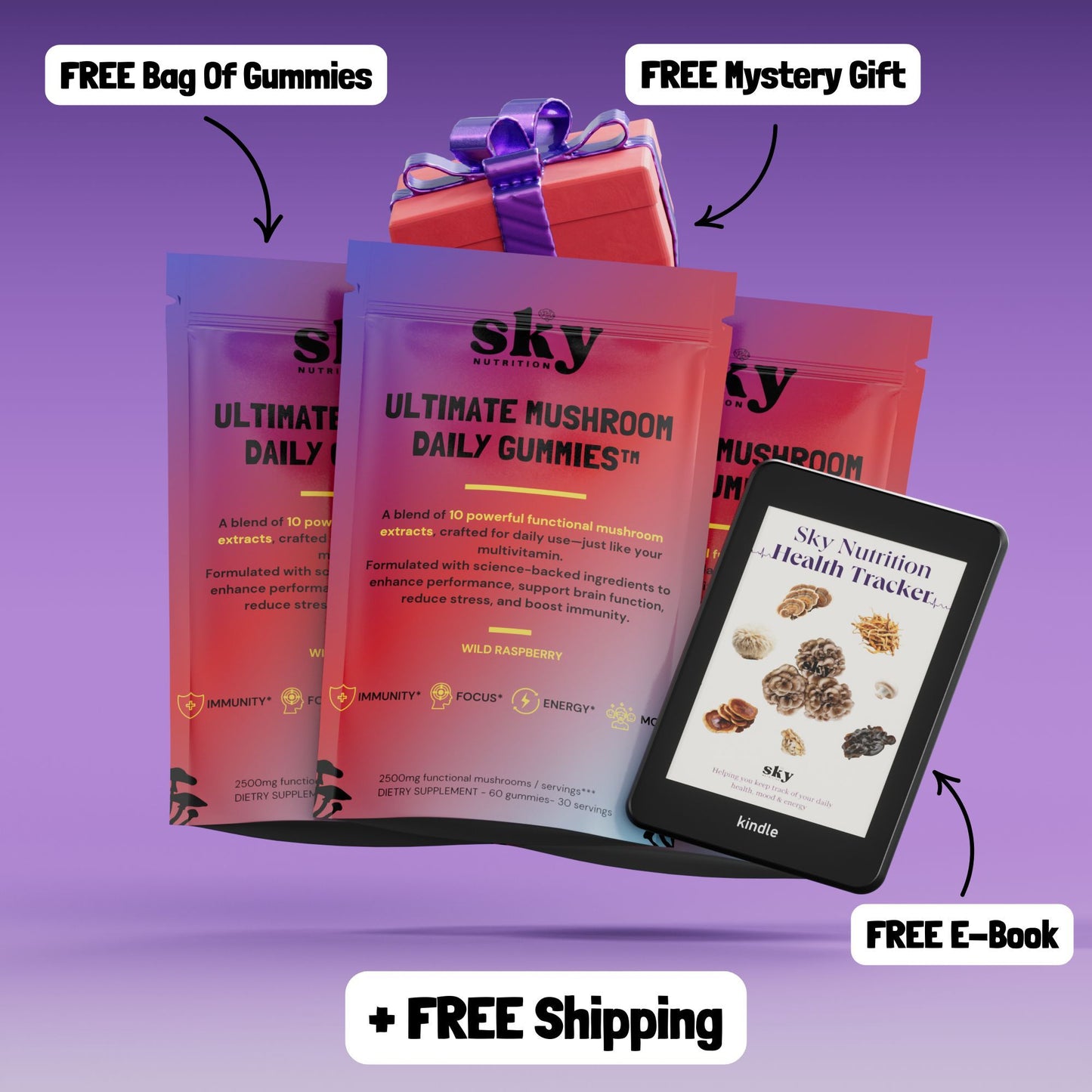 Ultimate Mushroom Daily Gummies™