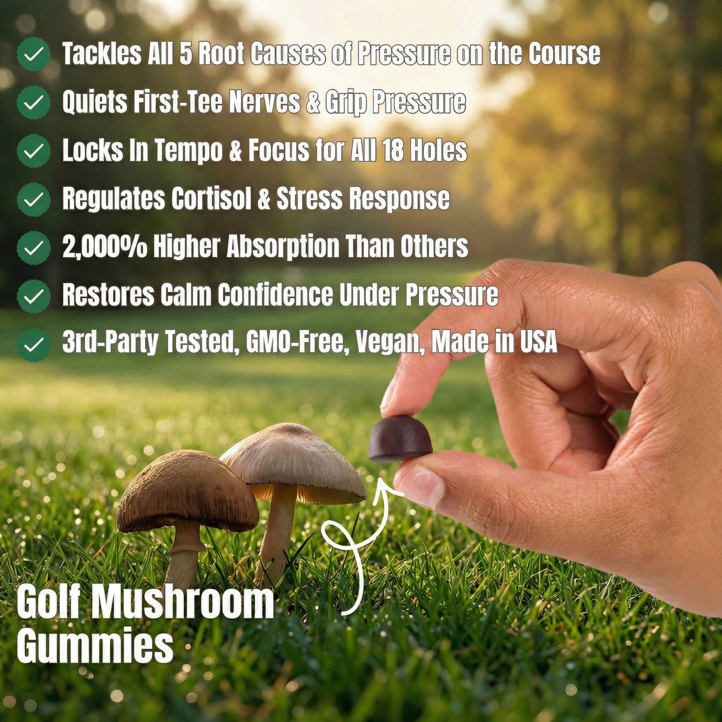 Mushroom Golf Gummies