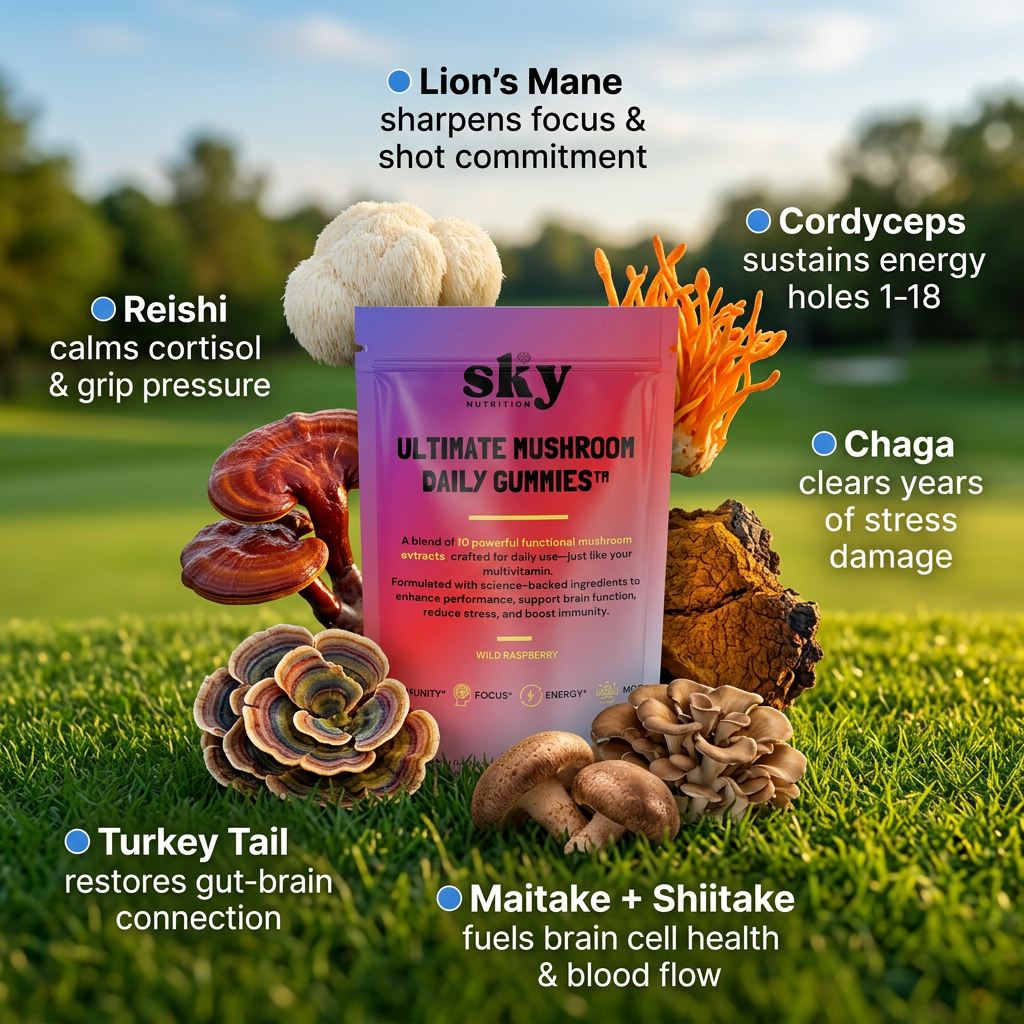 Mushroom Golf Gummies