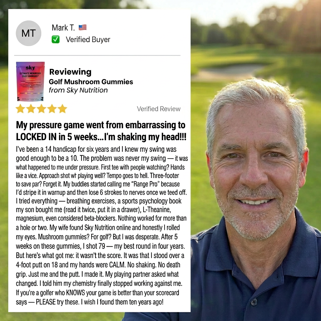 Mushroom Golf Gummies
