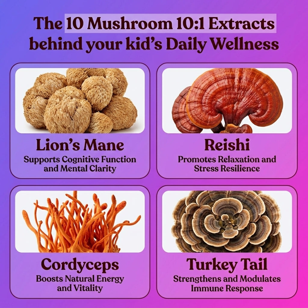 Kids Mushroom Daily Gummies